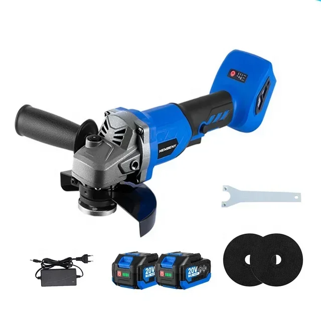 2000RPM Brushless Electric Angle Grinder 3 Gears 125mm Cordless Cutting Grinding Polishing Power Tools For Makita 18V Battery