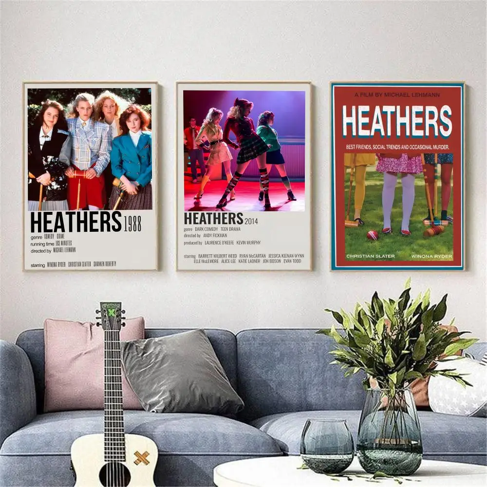 الكلاسيكية في سن المراهقة الموسيقية H-Heathers المشارك ملصق مقاوم للماء HD جدار الفن ملصق مائي ذاتية اللصق ديكور جمالي للمعيشة المنزلية #3