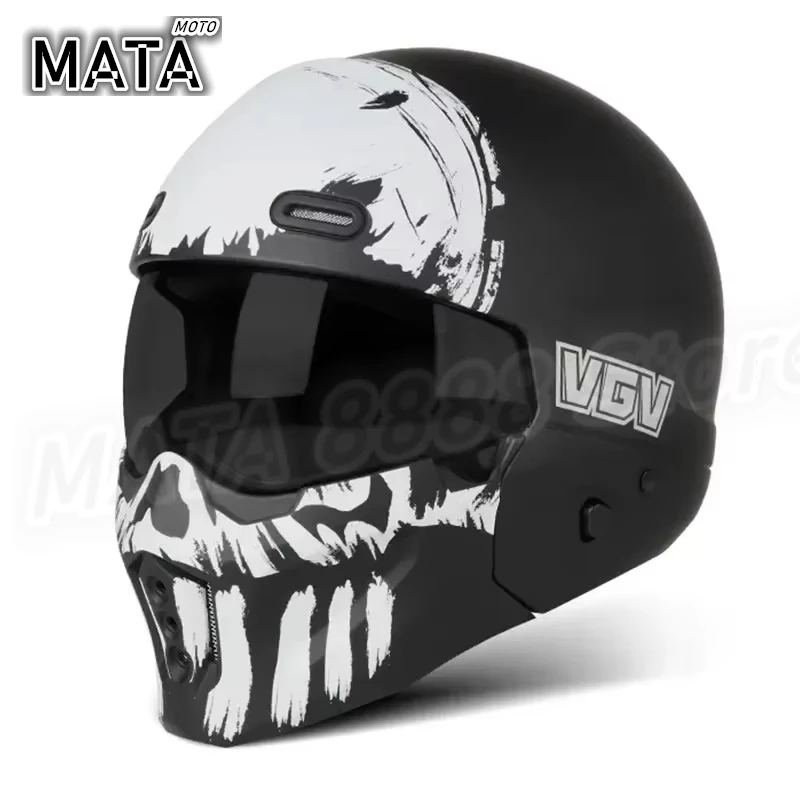 Dot Certification Scorpion Motorradhelm Retro Helm Warrior Kombinationshelm Motorrad Four Seasons Halbhelme