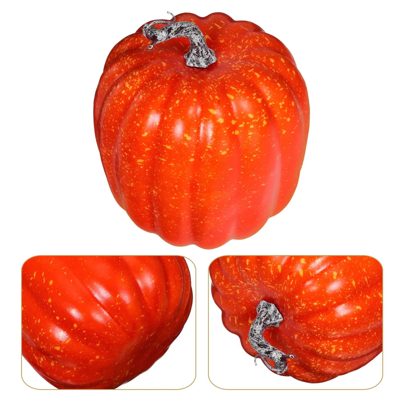 

Decor Simulation Foam Pumpkin Fake for Decoration Small Pumpkins Orange Fall Ornaments Artificial Decorations