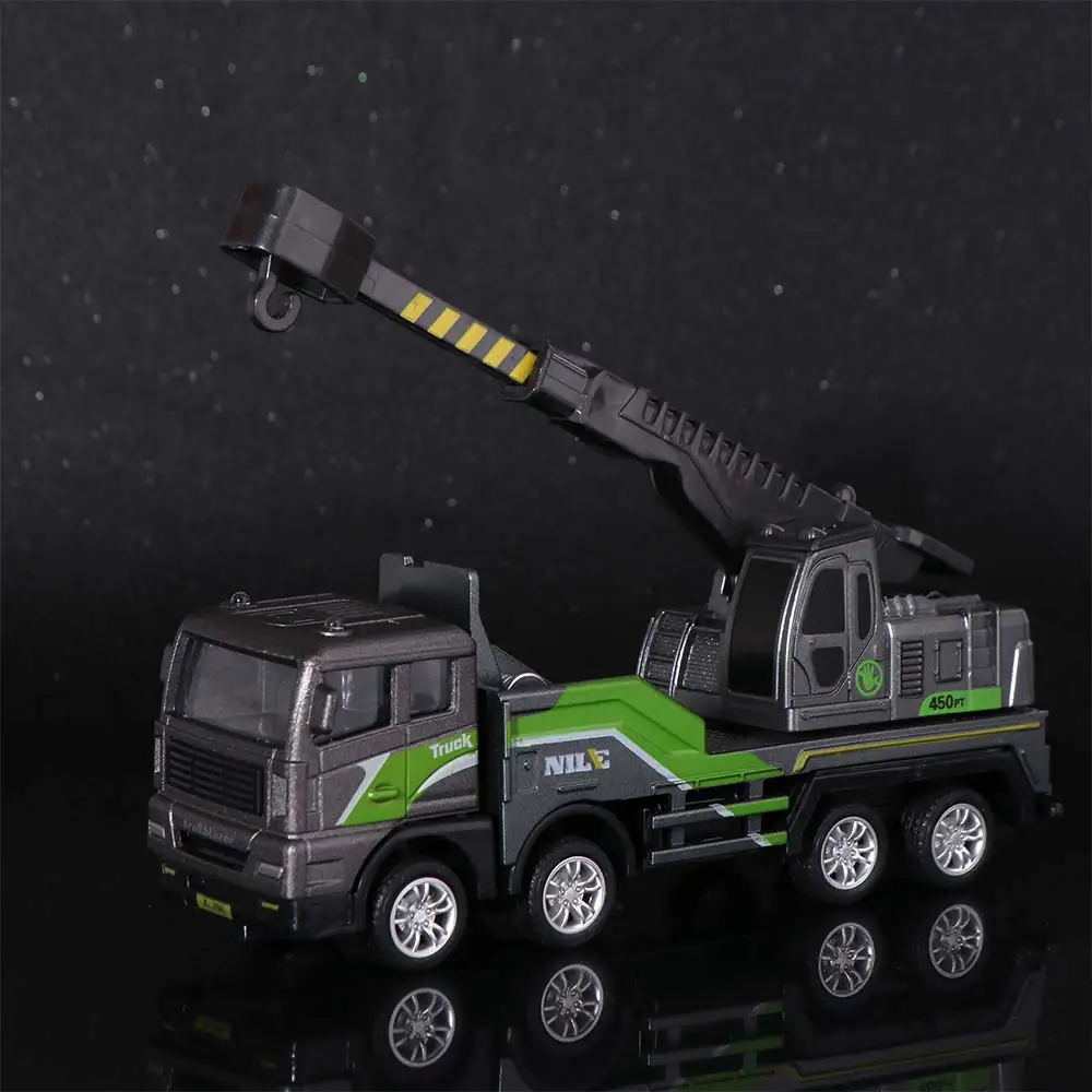 

Alloy Diecast Engineering Car Model Bulldozer Forklift Simulation Crane Truck Collection 1:50 Scale Vehicle Excavator