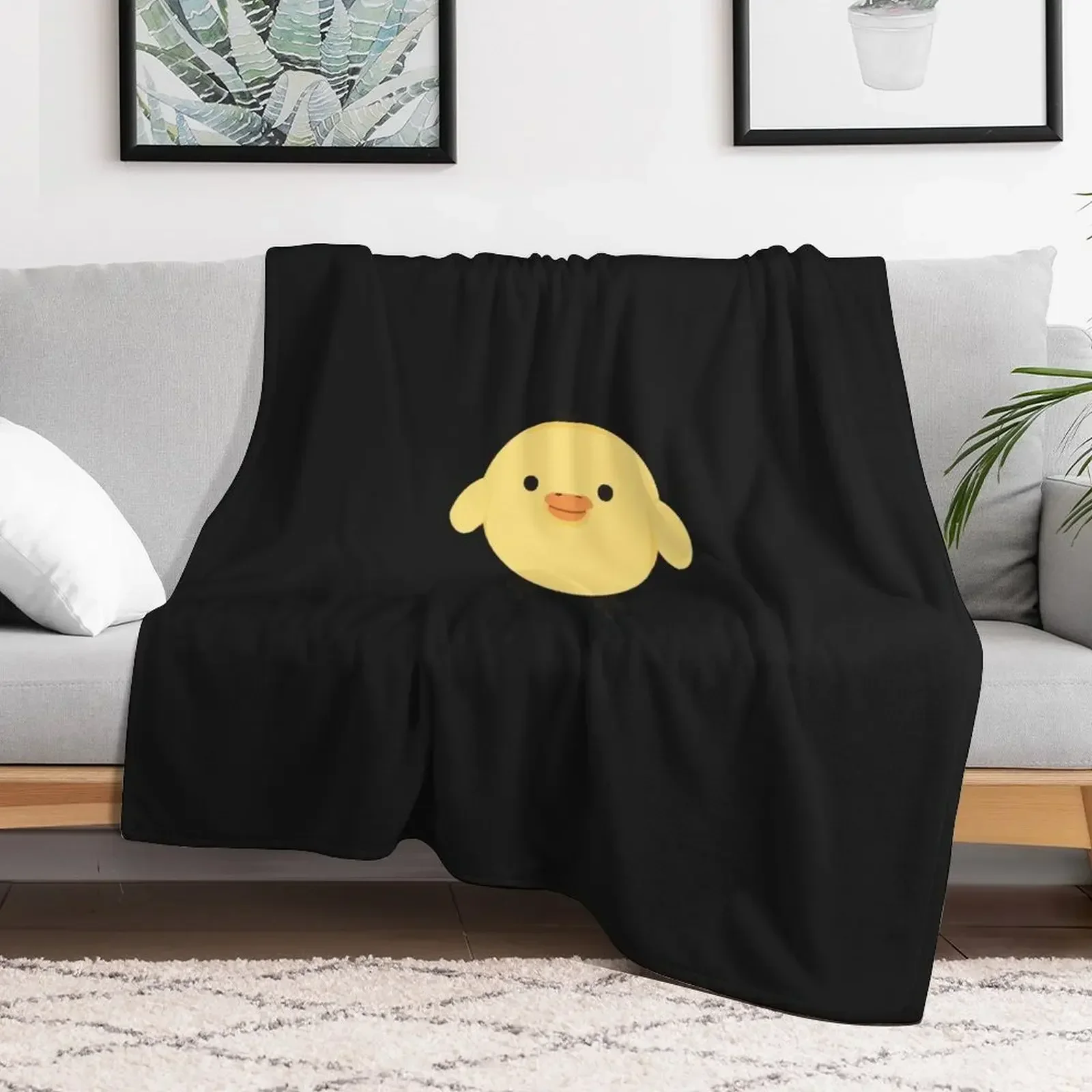 kiiroitori duck plushie Sticker Throw Blanket cosplay anime christmas gifts Plaid on the sofa Blankets