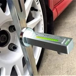 1pc Automotive Four-wheel Magnetic Level Adjustable Gauge Tool Camber Castor Strut Wheel Tool for Truck Car RV Tire Repair