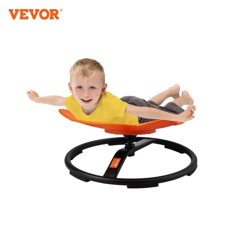 VEVOR Kids Swivel Chair Autistic Kids Sensory Spinning Chair with Non-Slip Metal Base for Coordination Balance Focus Training