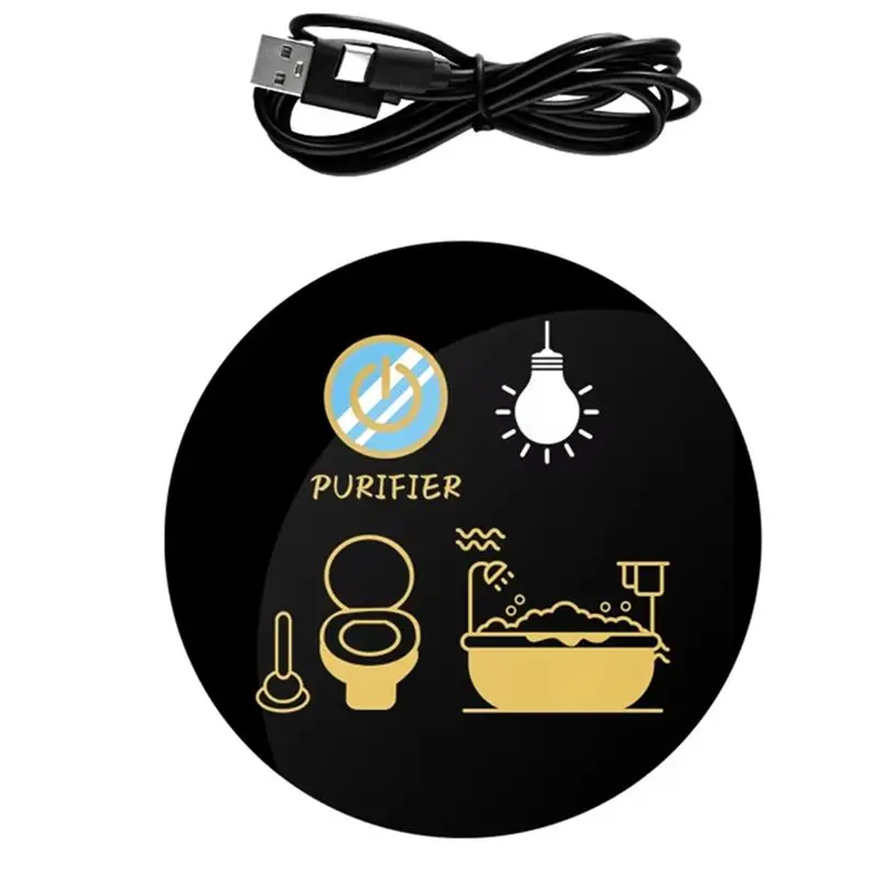 

НОВИНКА: Компактный настенный дезодоратор для унитаза, портативный, с двумя режимами устранения запаха, идеально подходит для дома и офиса