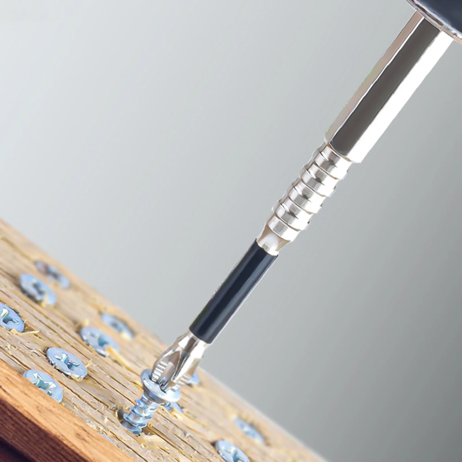 

6pcs Anti Impact And Anti Slip Batch Head With Threaded Cross Drill Head Electric Screwdriver Super Hard Hexagonal Cape Set