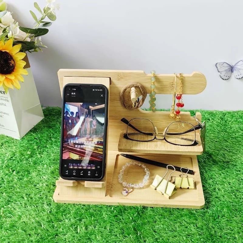 

Desktop storage rack, simple Instagram bedside table, mobile phone multi grid storage stand, creative office desk, hotel use