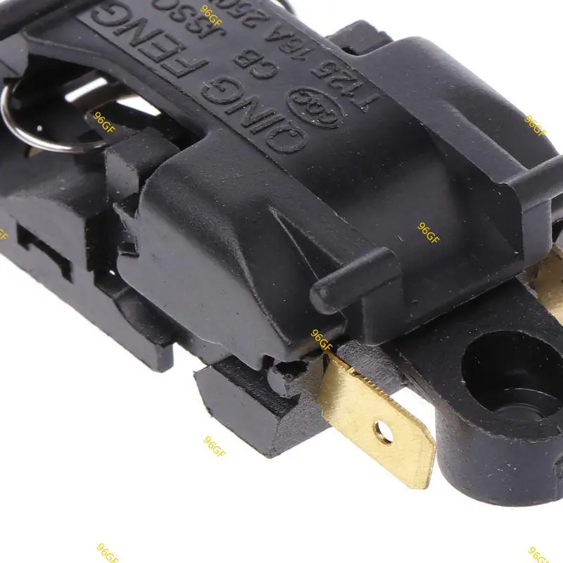 96GF 1PC 16A Electric Kettle Thermostat 2 Pin Terminal Kitchen Appliance Parts