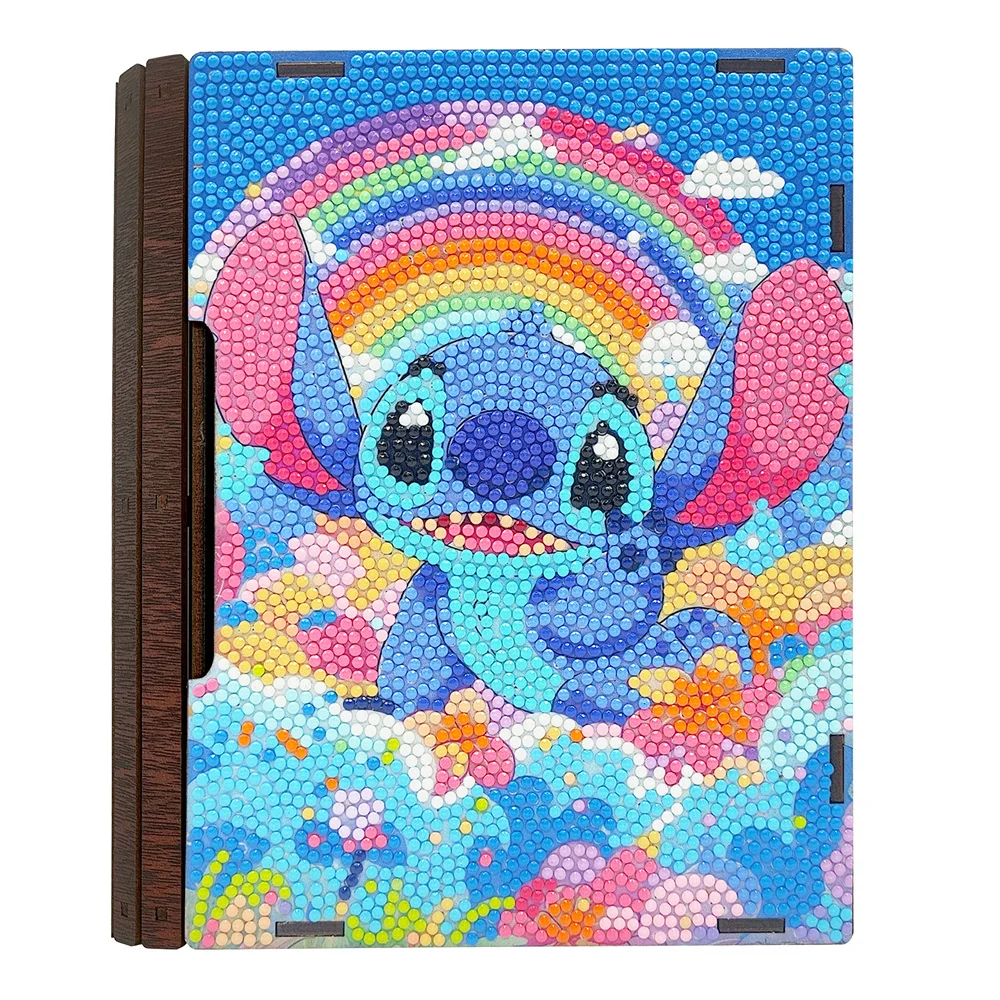 Stitch New Diamond Painting Drawer Storage Box Wooden Diamond Embroidery Jewelry Box Kurami Diamond Mosaic Box Diy Birthday Gift