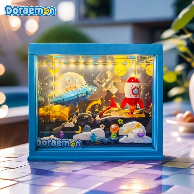 

Новая фоторамка Doraemon в сборе, строительный блок, ТВ, мультяшная модель, строительный блок из мелких частиц, игрушка, детский подарок