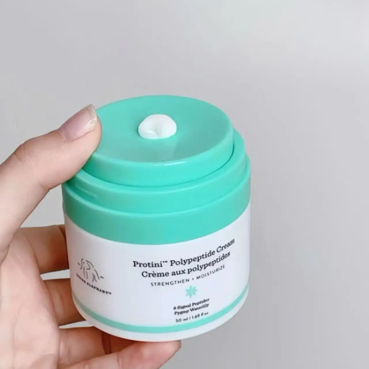 

50 мл полипептидный крем для лица DRUNK ELEPHANT, подтягивающий, увлажняющий, против старения, улучшает провисание кожи, синий, может восстанавливающий крем-эссенция