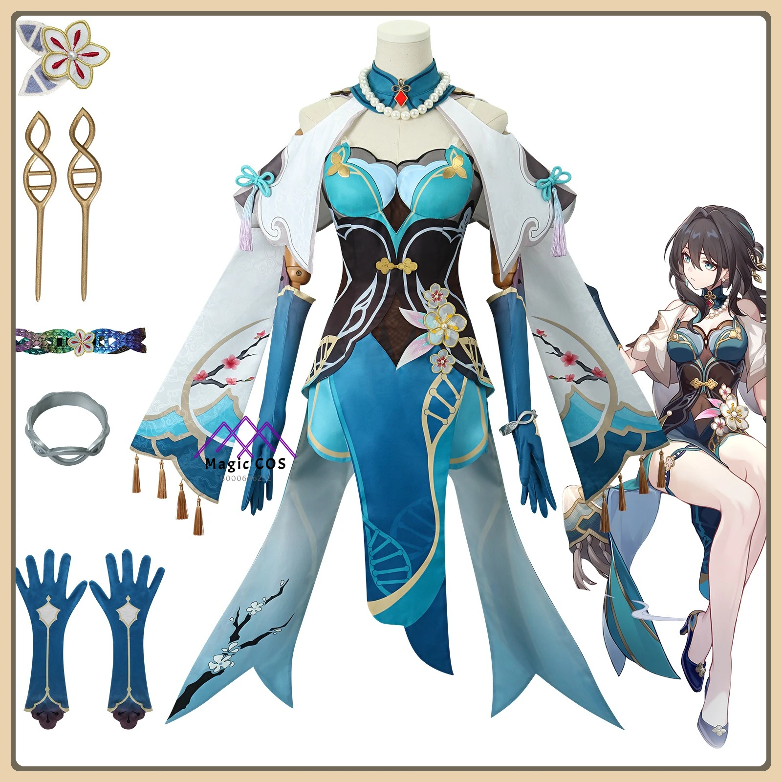 

Honkai Star Rail Topaz Cosplay Costume Red&Black Leather Suit High Quality Full Set Anime Clothes for Women Halloween Party Suit