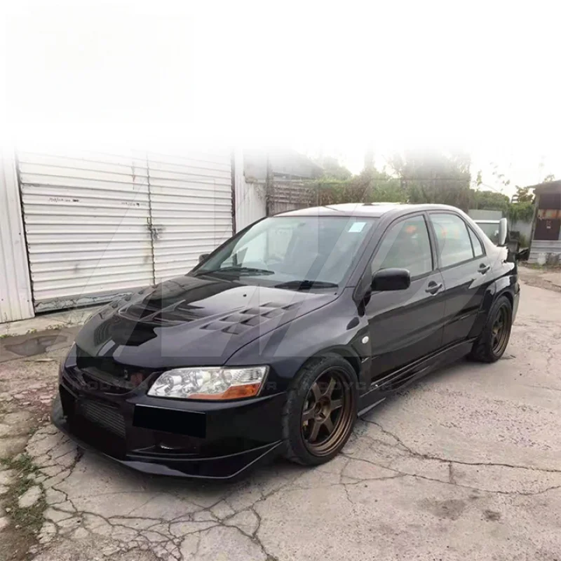 

for Mitsubishi Lancer Evolution Evo 8 9 2003-2007 Volte Style Carbon Fiber Side Skirts