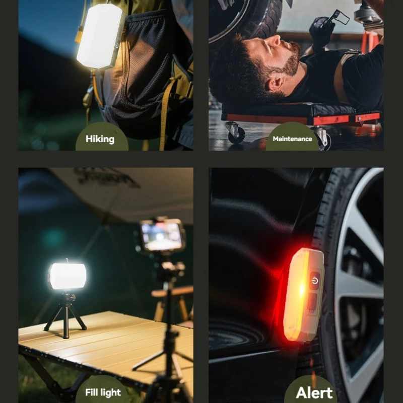 LED Camping Tent Light Rechargeable Searchlight High Power Outdoor Emergency Lighting Waterproof Portable Hanging Night Lamps