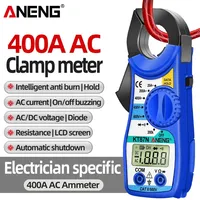 ANENG KT87N Mini Digital Clamp Meters AC/DC Voltage AC Current 600v True RMS Multimeter Capacitance Electrical Tester Tools