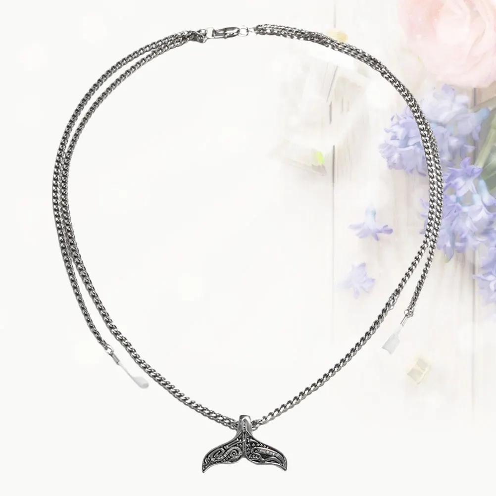 

Anti-loss Sweater Chain Earphone Anti-Lost Clothes Mermaid Women Necklace Garment Accessories