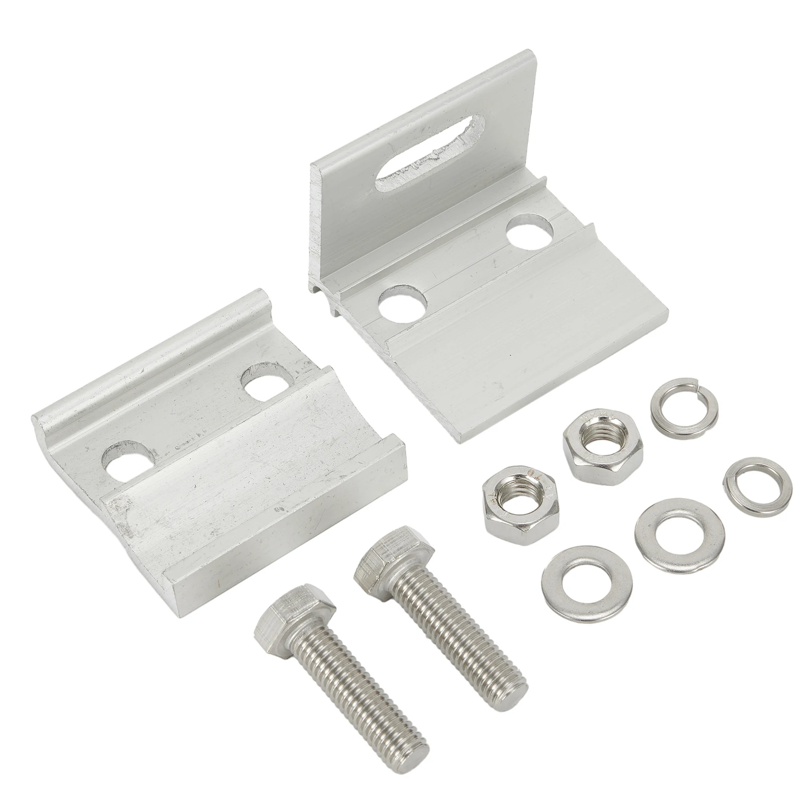 Sistema de estantería de módulo Solar PV, abrazadera de pie de Metal, abrazadera de techo, abrazadera de extremo Solar PV de aleación de aluminio, soporte de montaje de Panel Solar