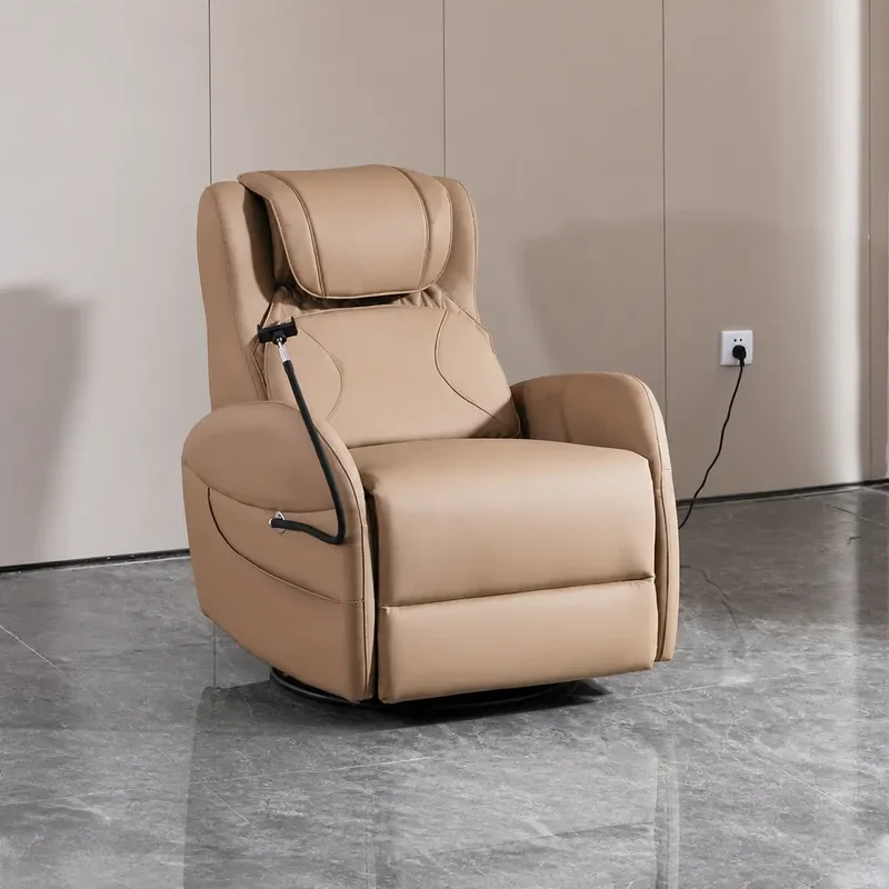 Smart Single Sofa Chair with Head and Back Massage Function for Living Room Study Leisure Relaxation Comfortable Lazy