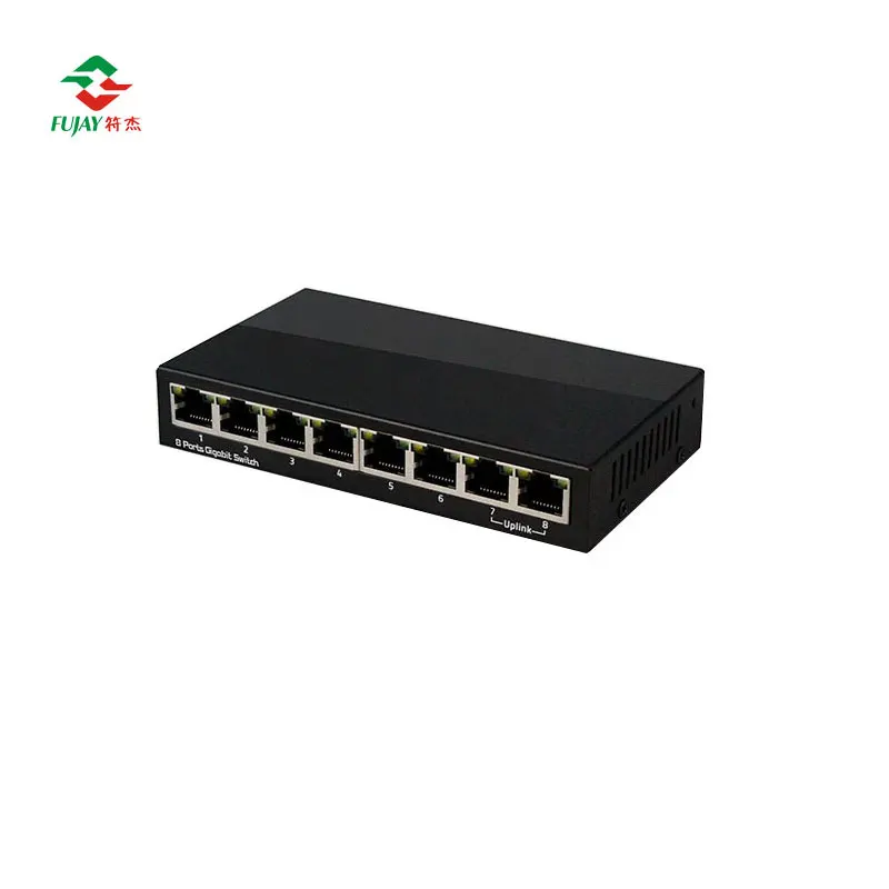 Włącznik Ethernet 5 8 16 24 Port Rack Mount Rj45 8-przełącznik portu Poe gigabitowe przełączniki sieciowe