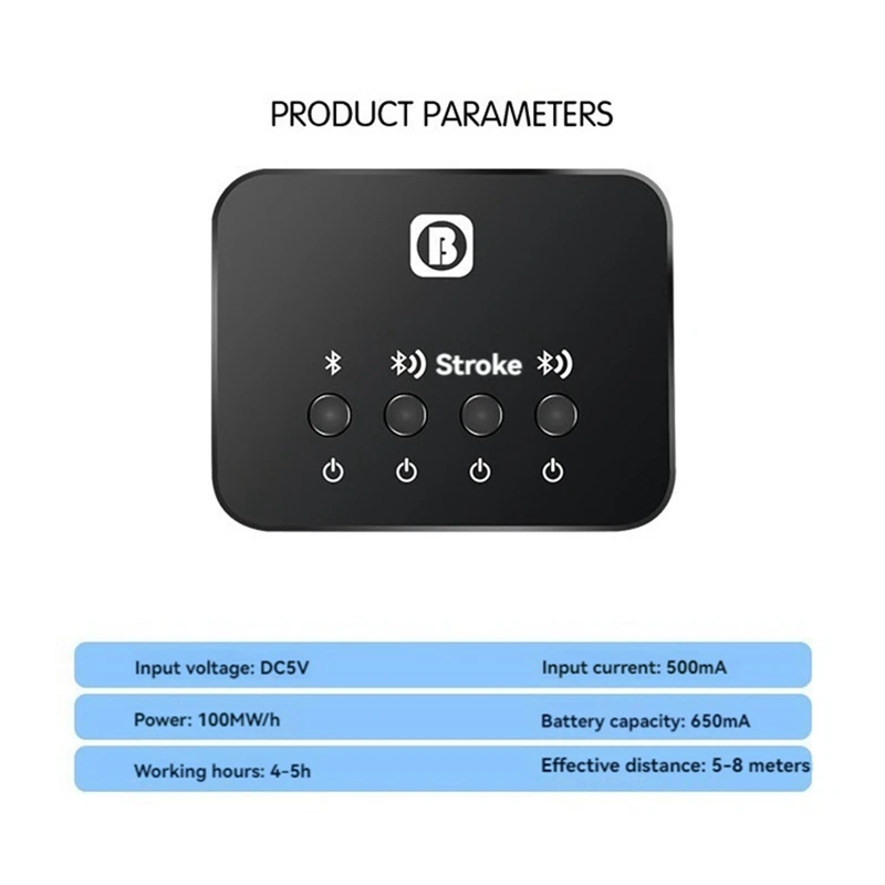 Bluetooth Transmitter Receiver Wireless Adapter For Speaker TV PC Car Wireless Audio Sharer Music Streaming Stereo