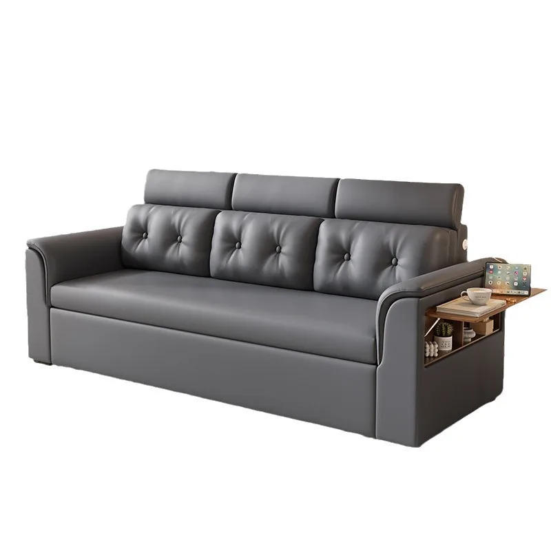 

Technology cloth, sofa bed, foldable, dual-use, modern, simple, small apartment, multi-function, storage, storage