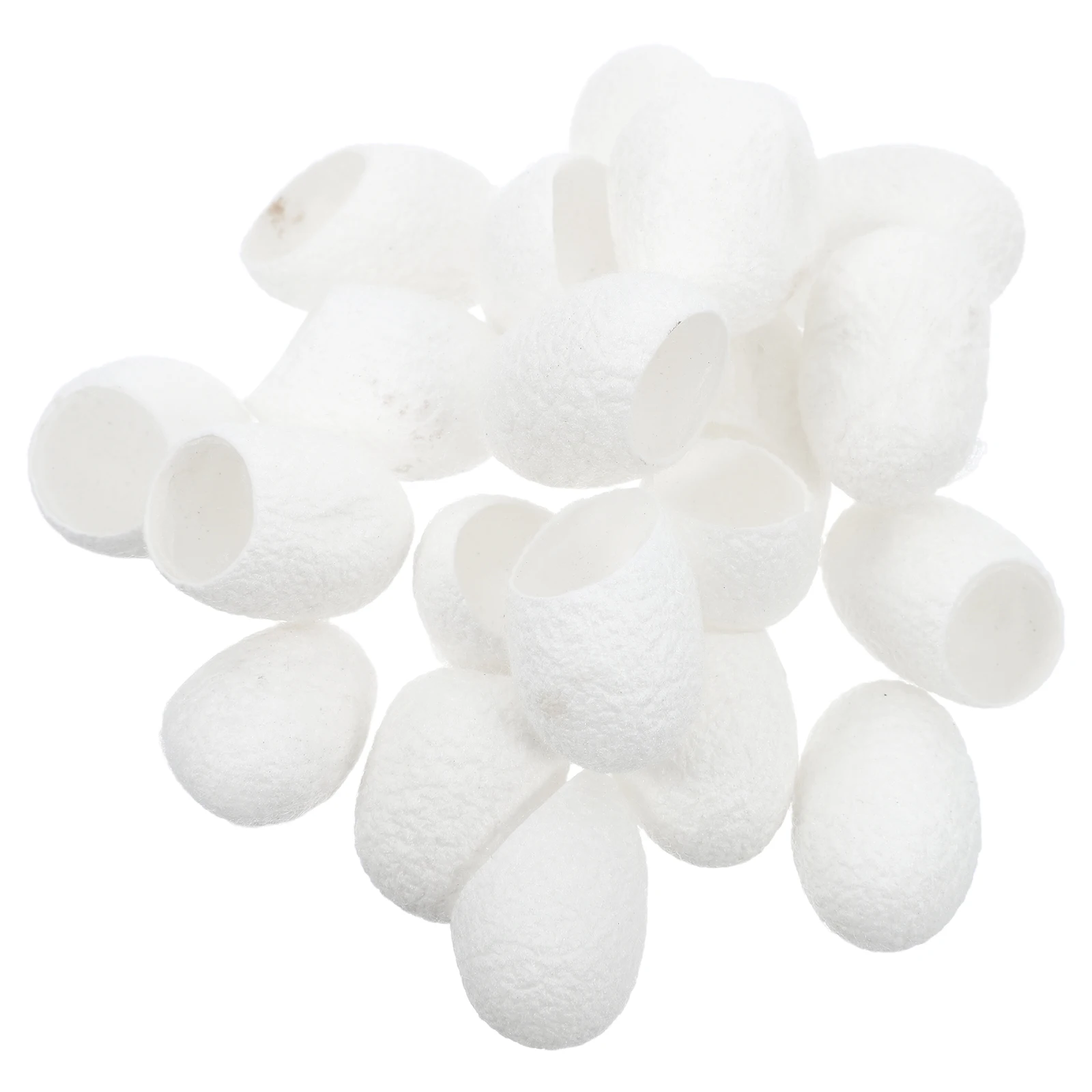

20pcs Silkworm Face Massage Exfoliating Balls Skin Care Tools Facial Cleanser Dry Sensitive