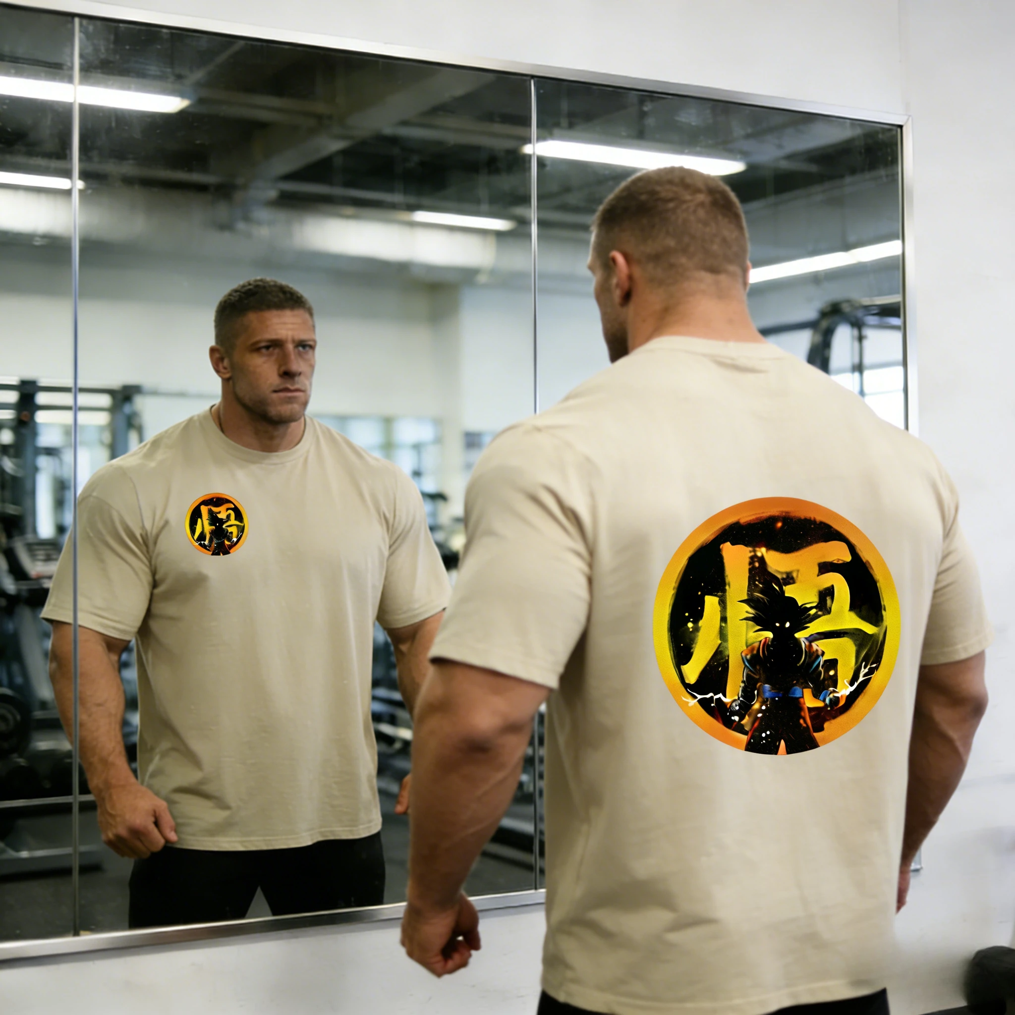 2026 Summer Dragon Ball Goku Print Cotton T-Shirt - Oversized Gym Fitness, Classic, 100% Cotton, Unisex for Men, Women & Kids view 4