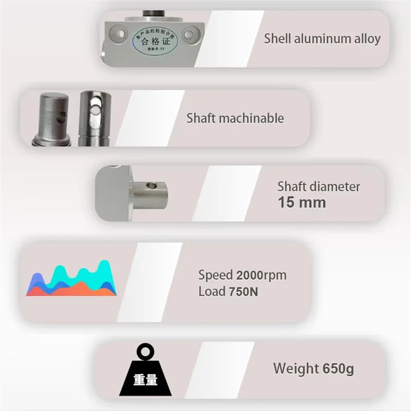

AT19-1:1 Horizontal Right Angle Gearbox 15Mm Shaft 1.5M 20T 90-Degree Commutator Side Installation