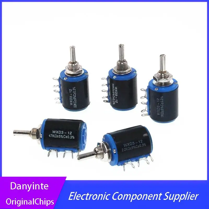 NEW   1PCS/LOT   WXD3-12  100R 200R 220R 470R Wirewound Potentiometer