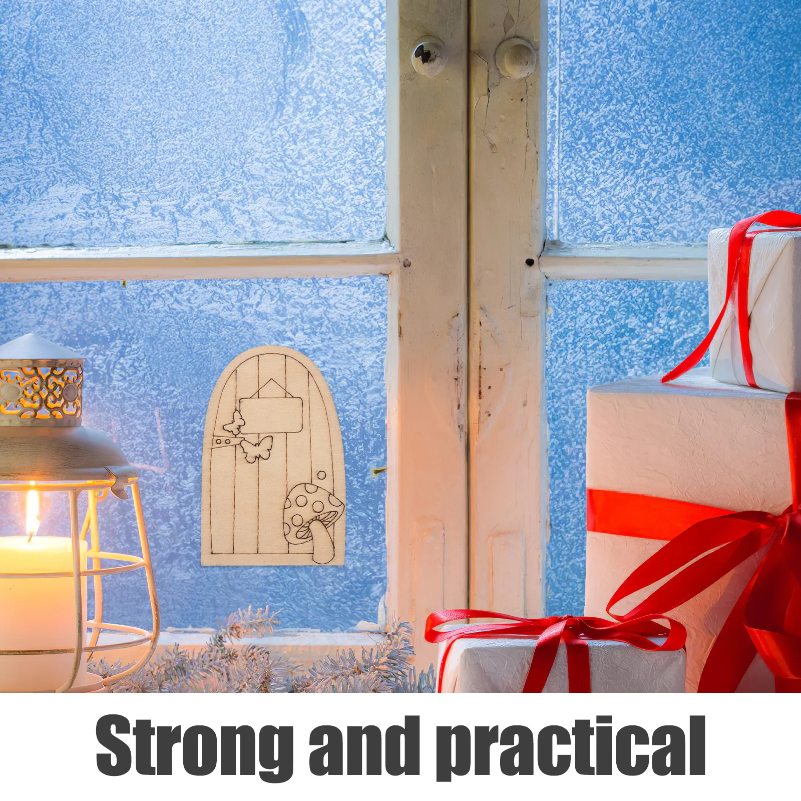 50 قطعة الباب الجنية لتقوم بها بنفسك عدة مصغرة خشبية الجنية أبواب المنزل ل الطحلب المشهد حديقة الديكور جنوم ملحقات الباب الصغير #4