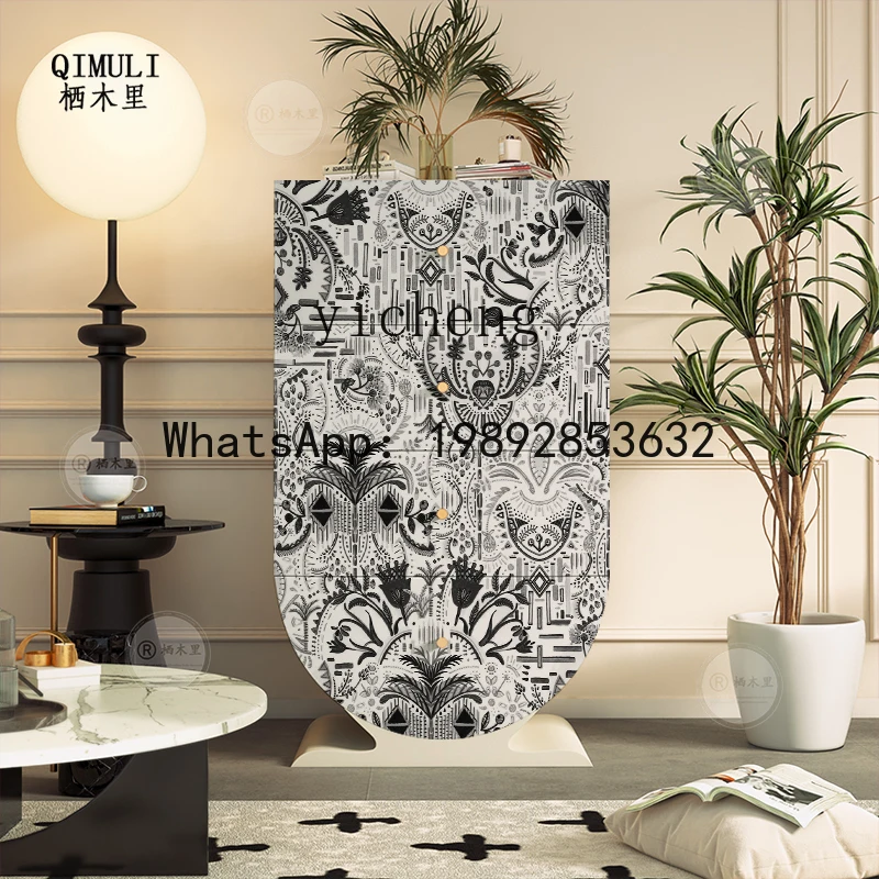 

Z7 retro light luxury high-end living room drawer cabinet solid wood chest bedroom bedside locker