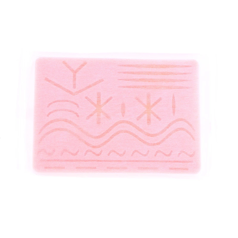 Silicone Medical  Anatomy Practice Suture Pad Model Pad Skin Suture Training Model Surgical SuturePad Human Traumatic Skin Model