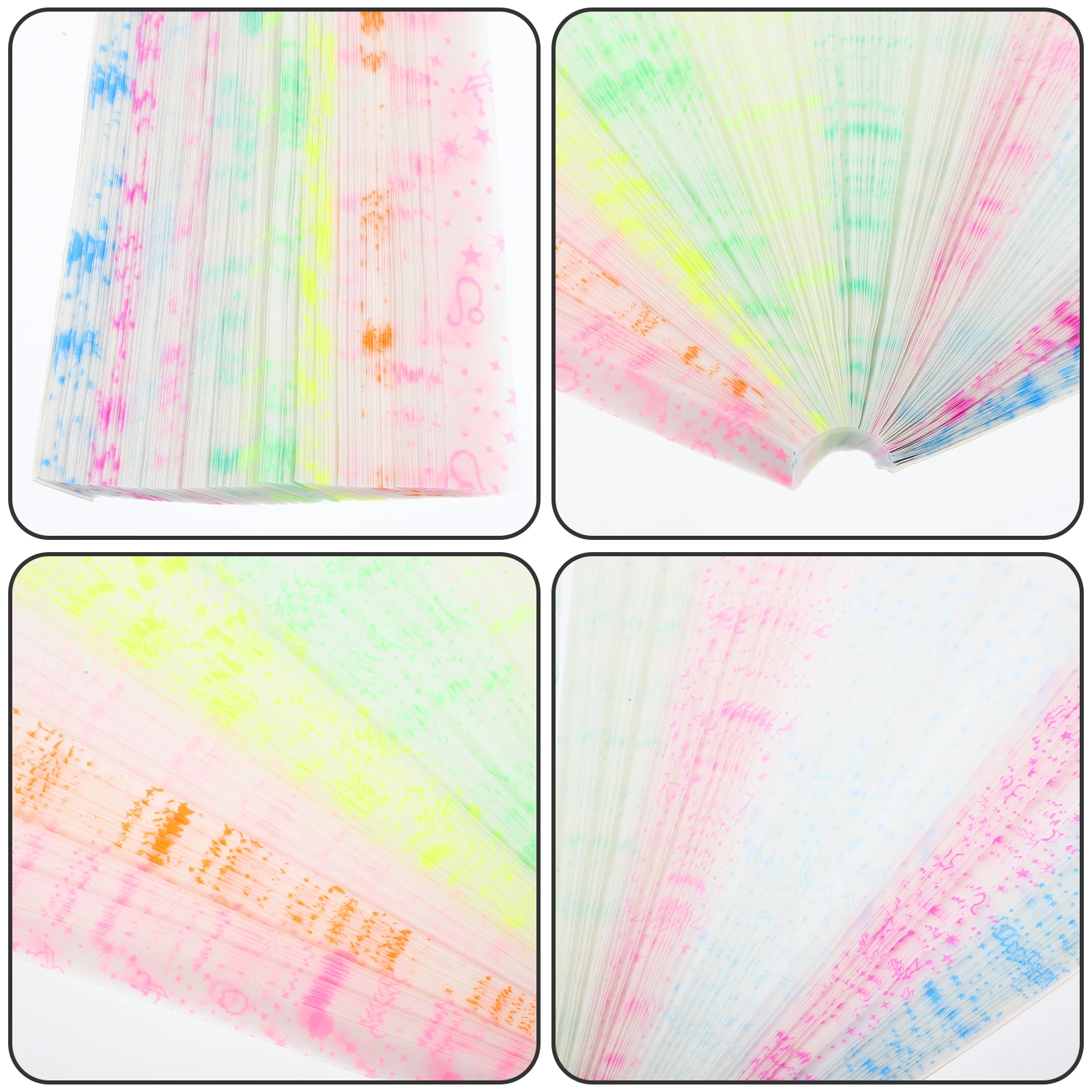 

210pcs Origami Star Strips Handmade Craft For Diy Arts Folding Paper Festival Craft Supplies Colored Origami Sheets