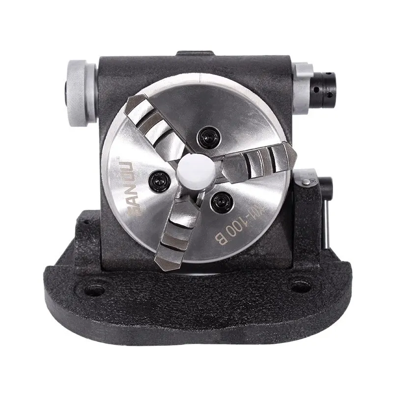 Small miniature vertical and horizontal universal indexing head Simple indexing disc Inclination indexer Drilling machine