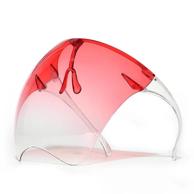 Full Face Sunglasses Mask For Women Men Protective Faceshield Glasses Goggles Covered Spherical Lens Anti-Spray Cycling Sunglass
