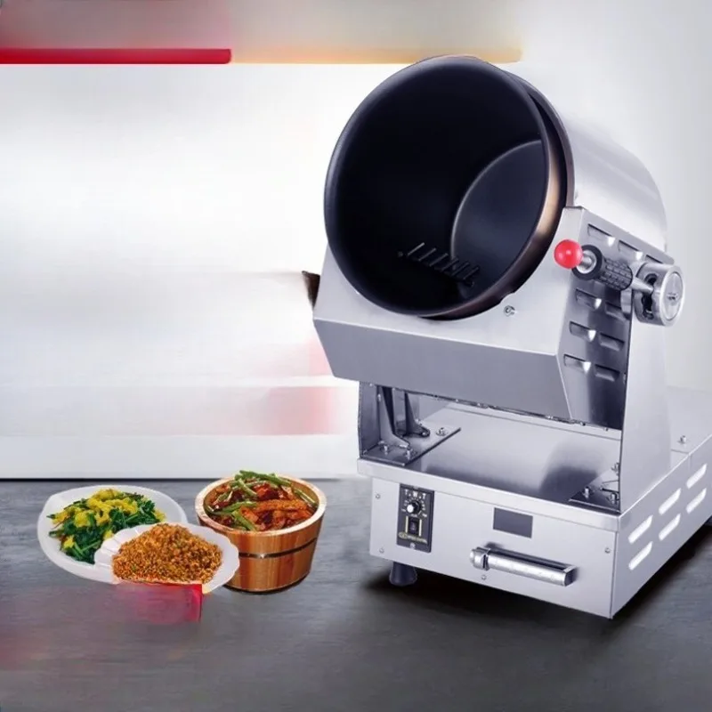 

Automatic cooking machine, electromagnetic intelligent drum cooking machine 5kw restaurant large commercial cooking machine