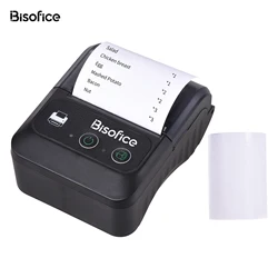 Bisofice Portable Wireless BT 58mm 2 Inch Thermal Receipt Printer Mini USB Bill POS Mobile Printer Support ESC/POS Print Command