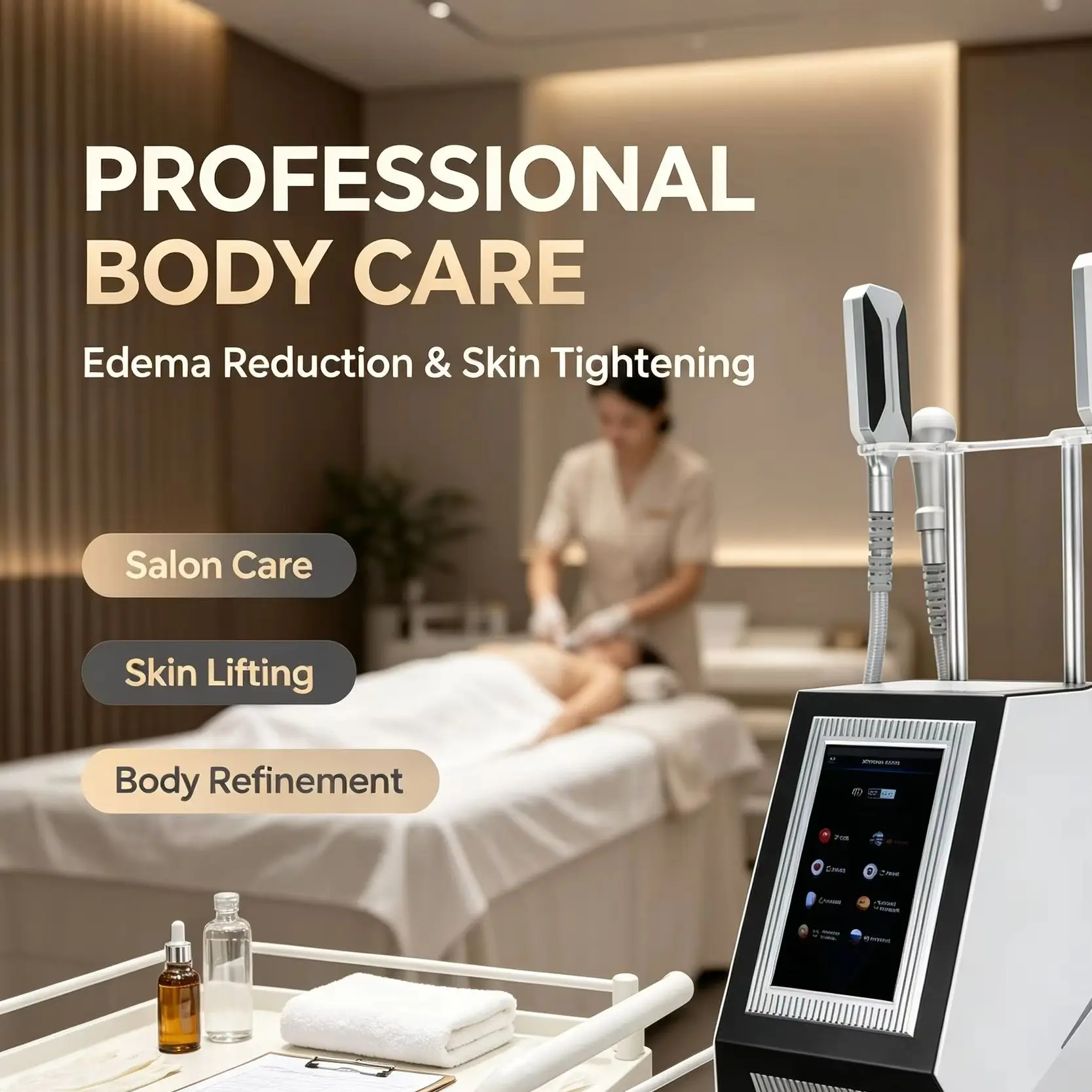 Salon Grade Multifunctional Skin Care Device, Relieve Edema, Lift & Tighten, Restore Healthy Oil‑Water Balance