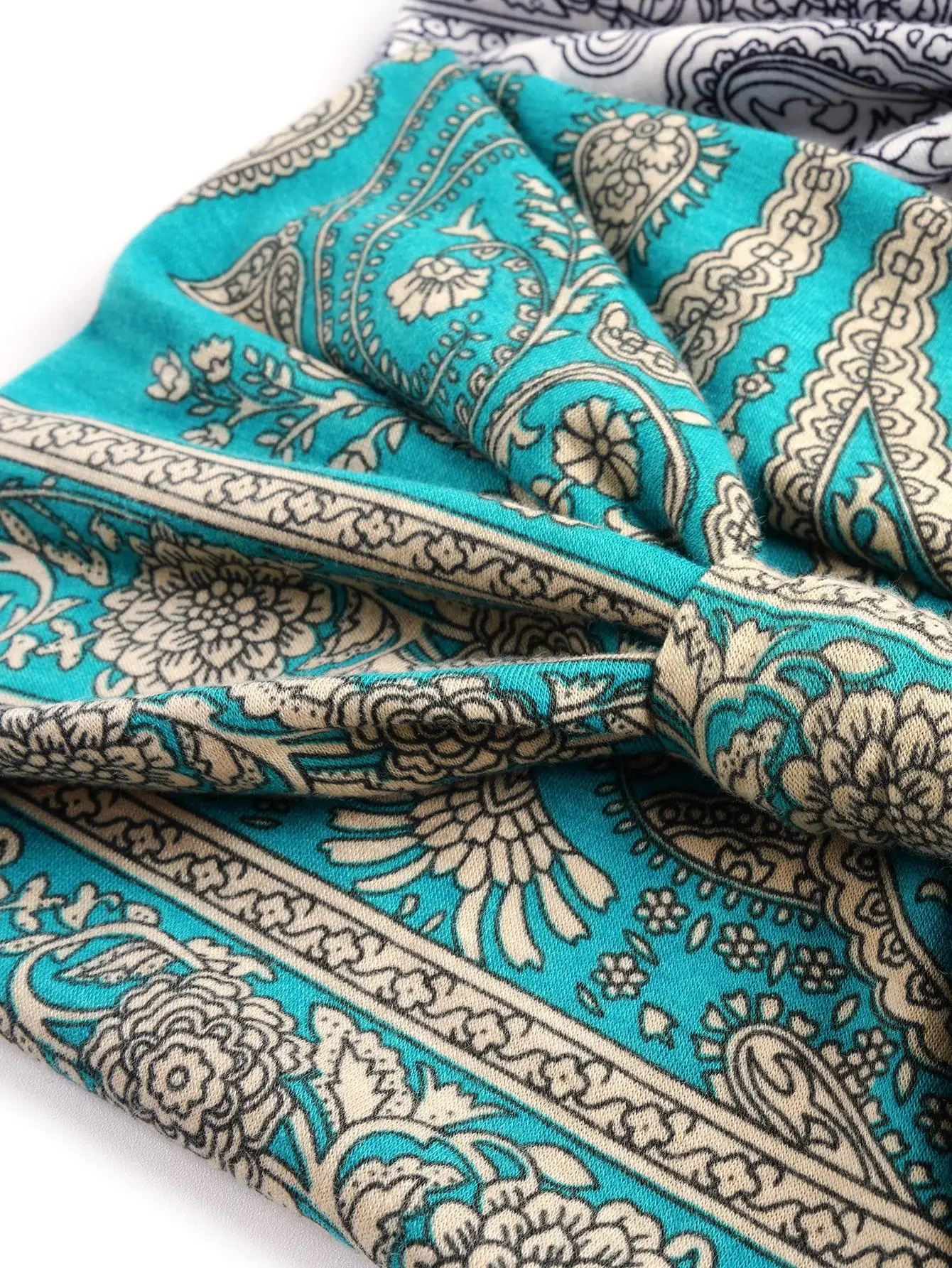 

4pcs Paisley Print Hair Band Boho Headband Turban Headband Sweatband, School Stuff, College, Headbands Fall Winter Hair