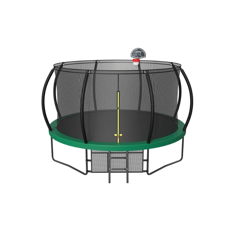 ترامبولين أخضر جديد بطول 16 قدم