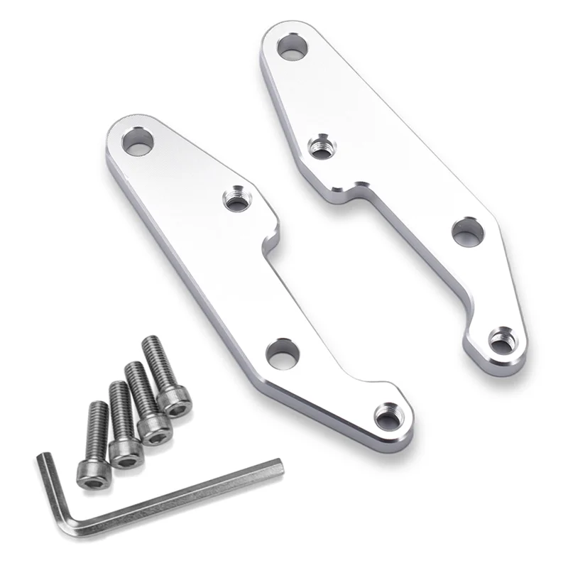 

Motorcycle Heightening Foot Pedal Heightening Foot Pedal For CBR650R Foot Pedal Raising Bracket Motorcycle Accessories Silver