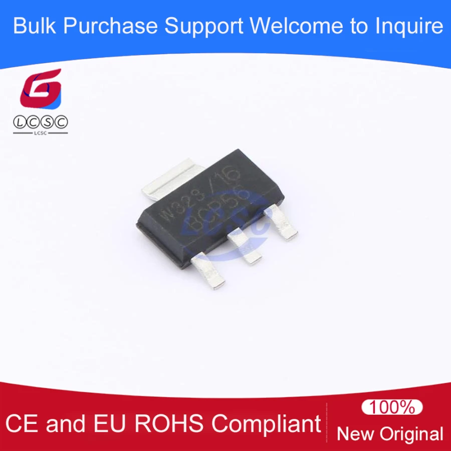 20-100Pcs/Lot Original BCP56-16 SOT-223 80V 1A NPN Medium Power Transistors Bipolar Junction Transistor Code BCP56