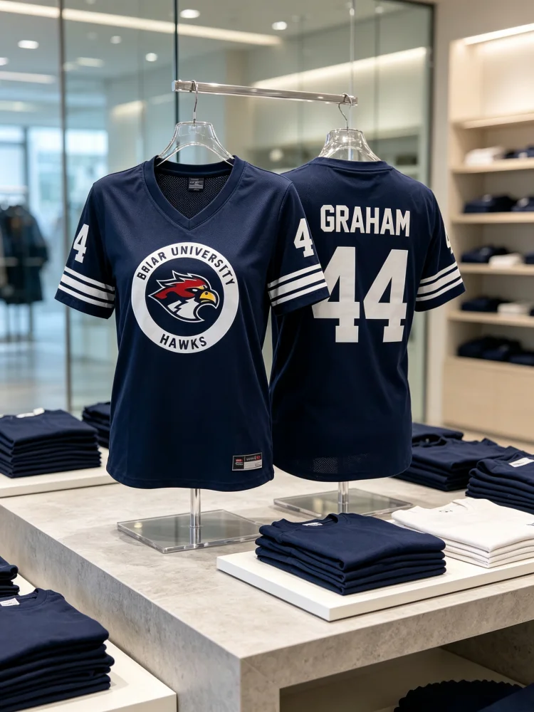 2026 Summer Fashion New Off Campus Briar Football Jersey Men Women Jersey Graham Tucker Short Sleeve T-shirt Family Kids Tees