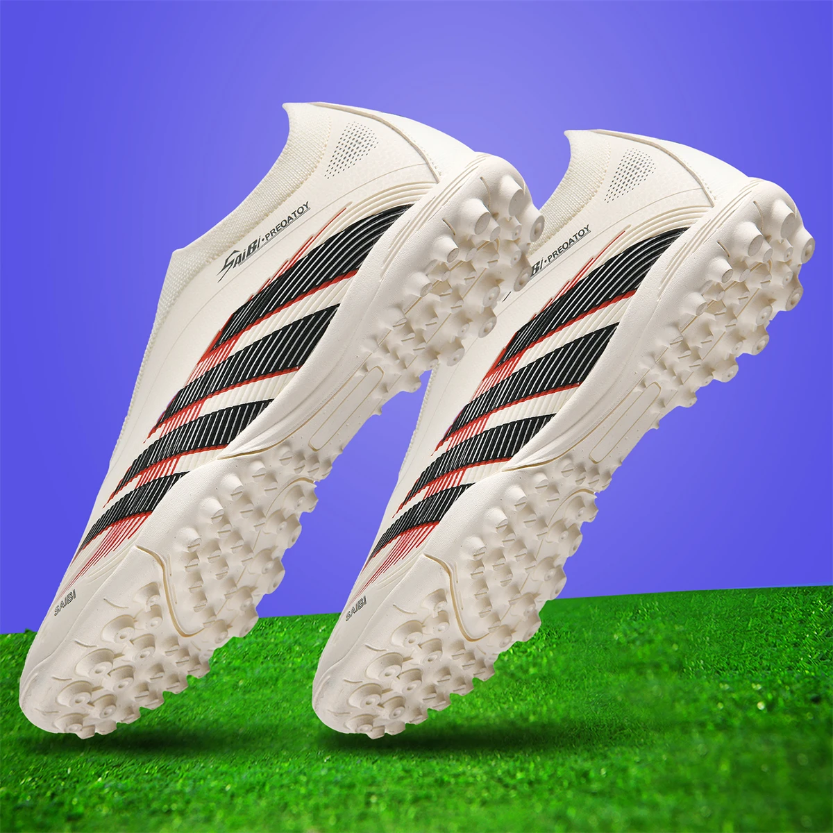 高品質のTFスポーツフットボールシューズ、快適、通気性、滑り止め、個性的でファッショナブル