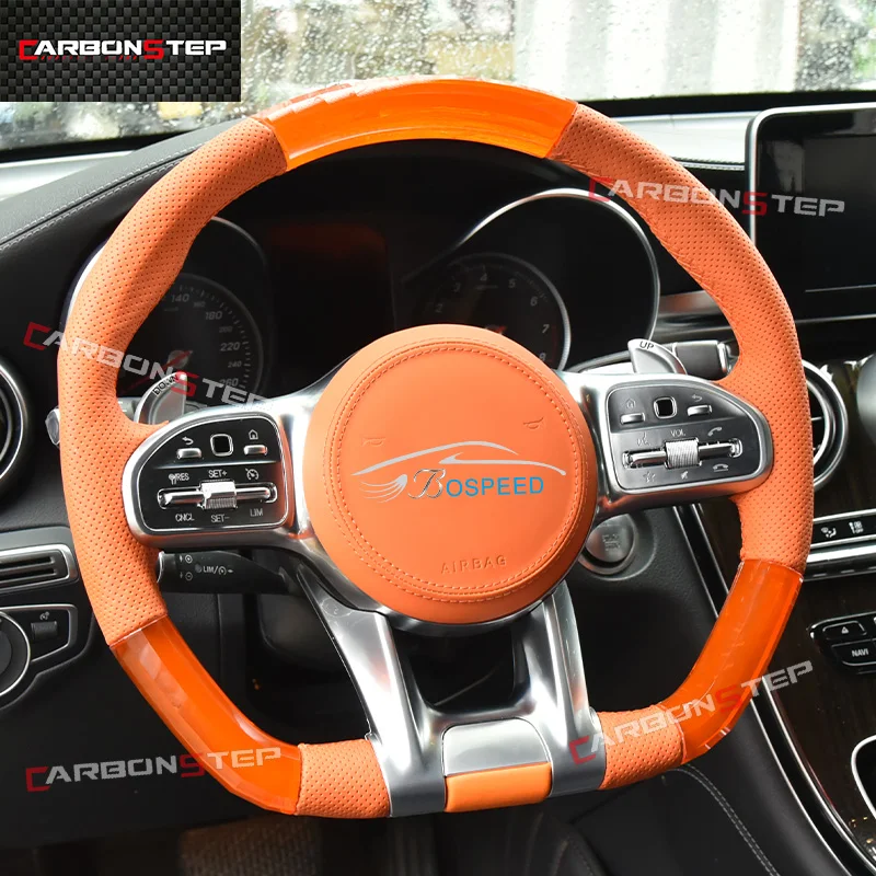 

Crystal Steering Wheel For Mercedes Benz C207 W245 C280 G63 W212 W222 W213 W205 W211 W204 CLA A45