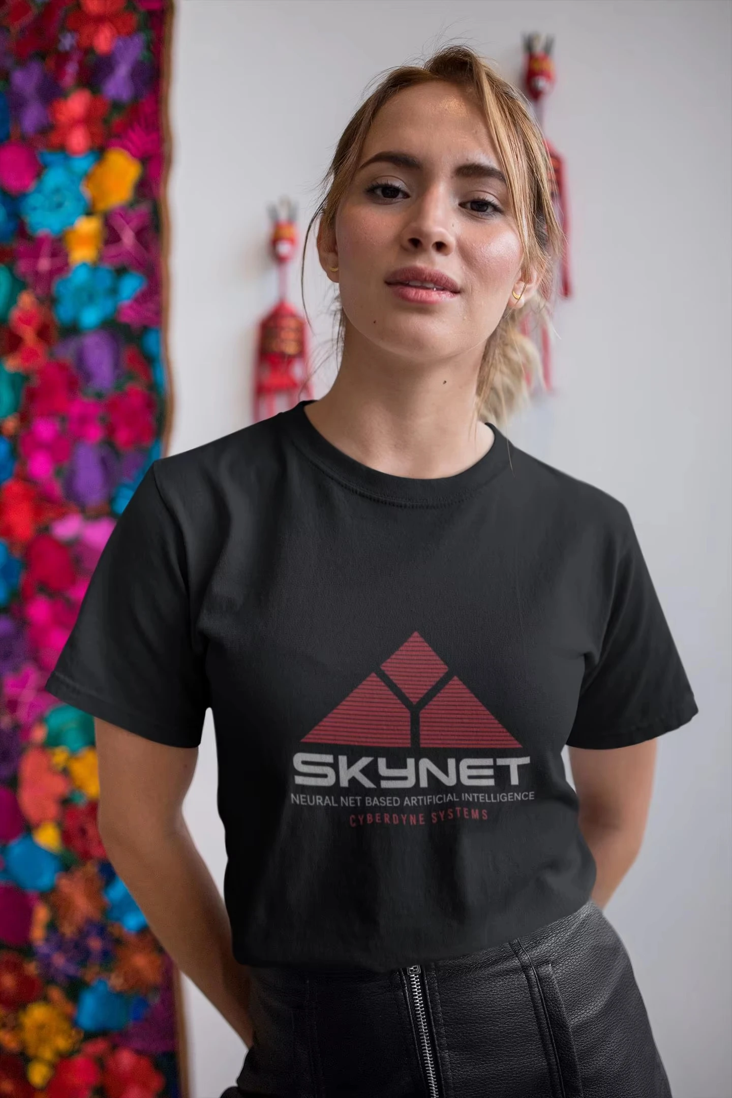 Skynet Cyberdyne Systems Logo Graphic T-Shirt Cotton Men Women Streetwear Tee