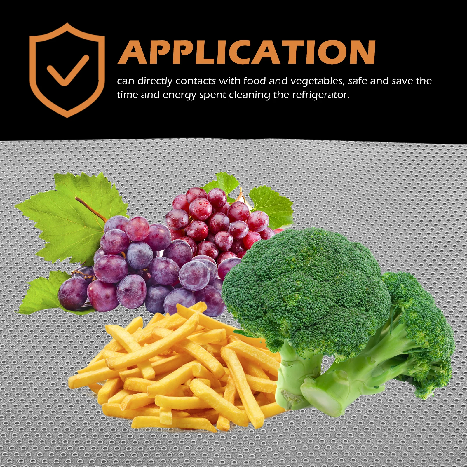 

9pcs Refrigerator Liners EVA Material Cushioning Soft Flexible Kitchen Fridge Shelf Mats Cabinets Storage ganizer