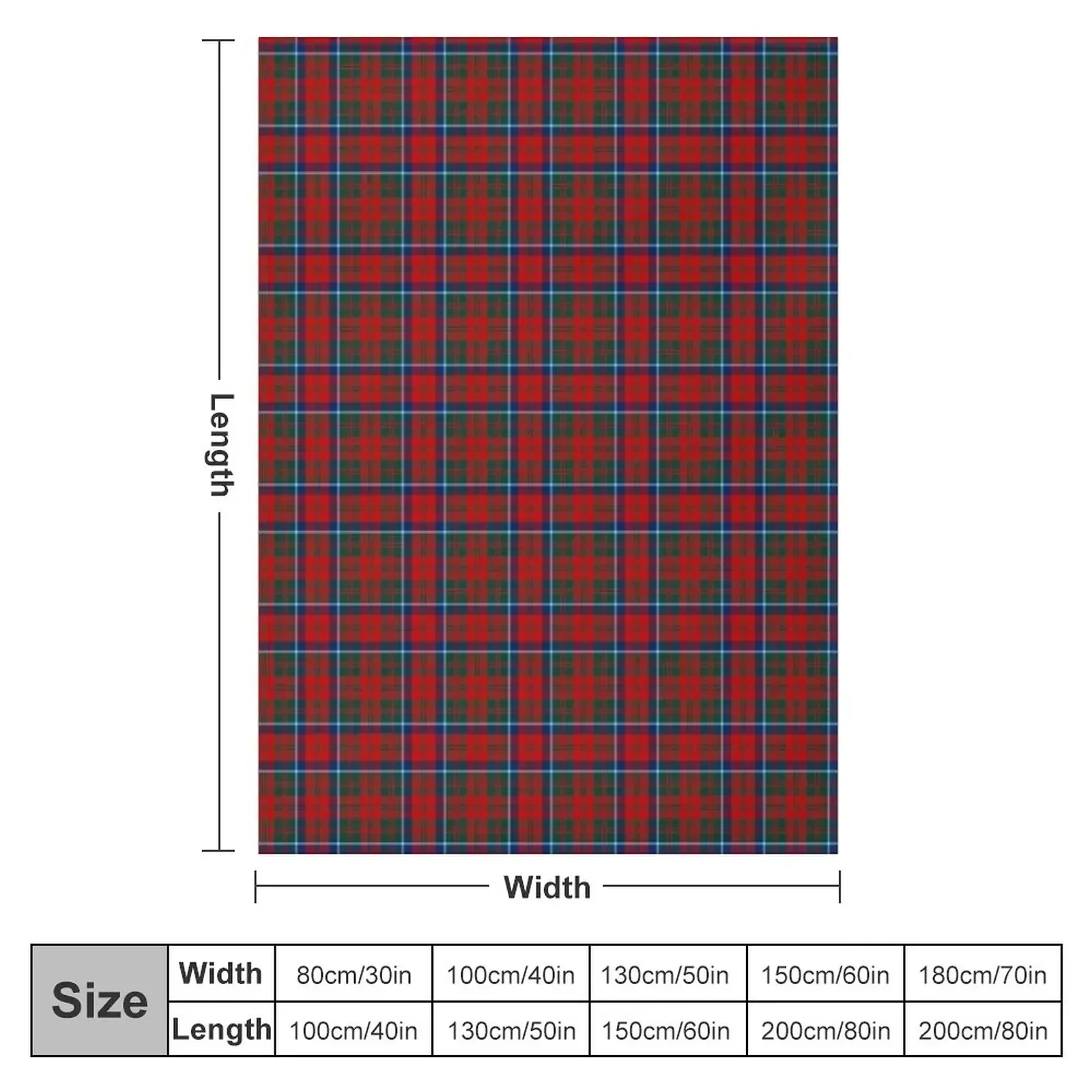 Clan Matheson Tartan Throw Blanket Decorative Throw Cute Plaid Flannels Bed covers Blankets