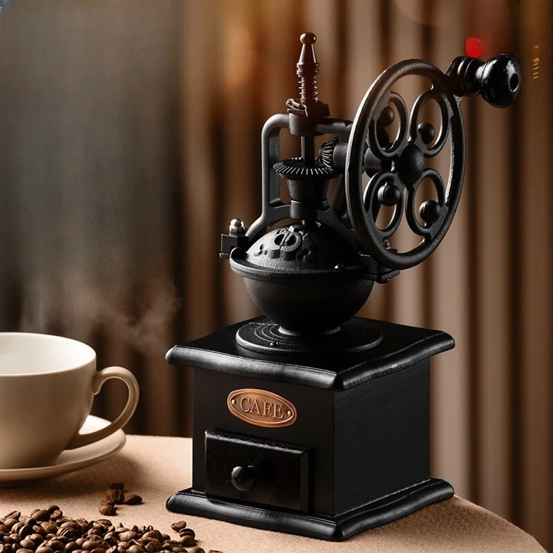 

Hand Grinder Coffee Machine Retro Home Manual Coffee Bean Coffee Appliance Hand Grinder