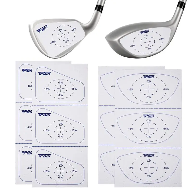 

Golf Impact Stickers Club Impact Tape Useful Training Aid For Swing Self-Teaching Swet Spot And Consistency Analysis